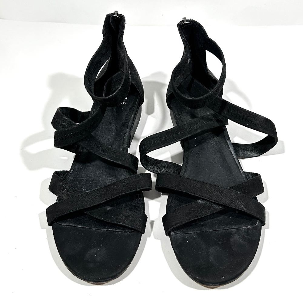 Eileen Fisher [ Women 8 ] Strappy‎ Sandals in Black